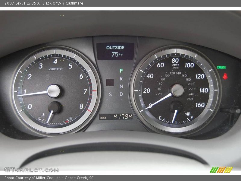 Black Onyx / Cashmere 2007 Lexus ES 350