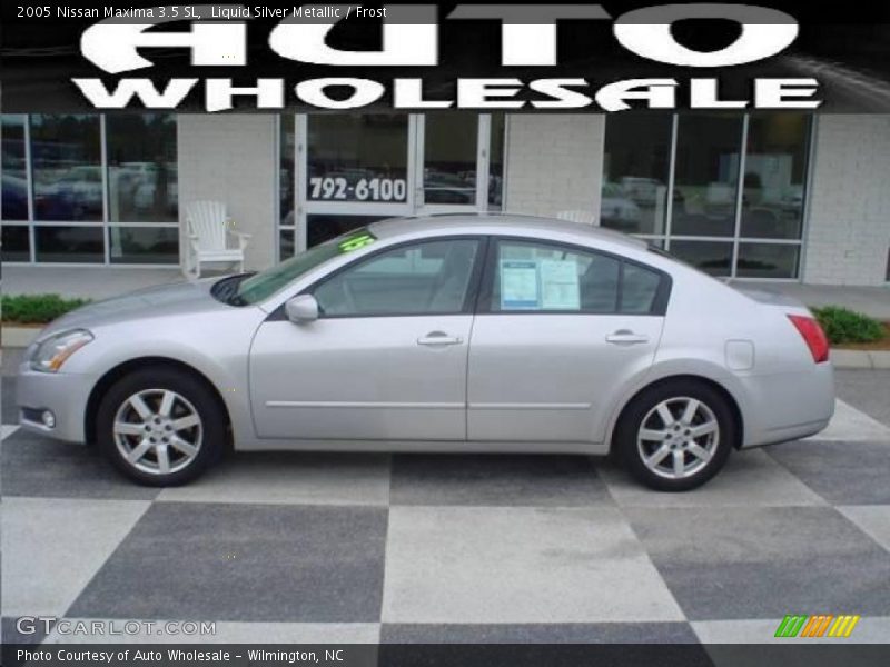 Liquid Silver Metallic / Frost 2005 Nissan Maxima 3.5 SL