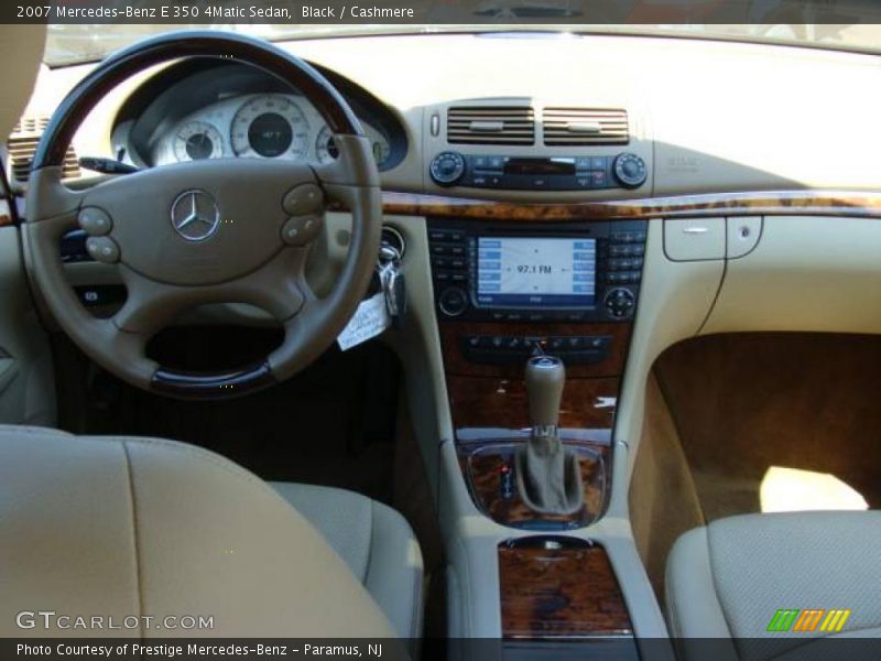 Black / Cashmere 2007 Mercedes-Benz E 350 4Matic Sedan