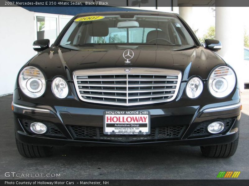 Black / Black 2007 Mercedes-Benz E 350 4Matic Sedan