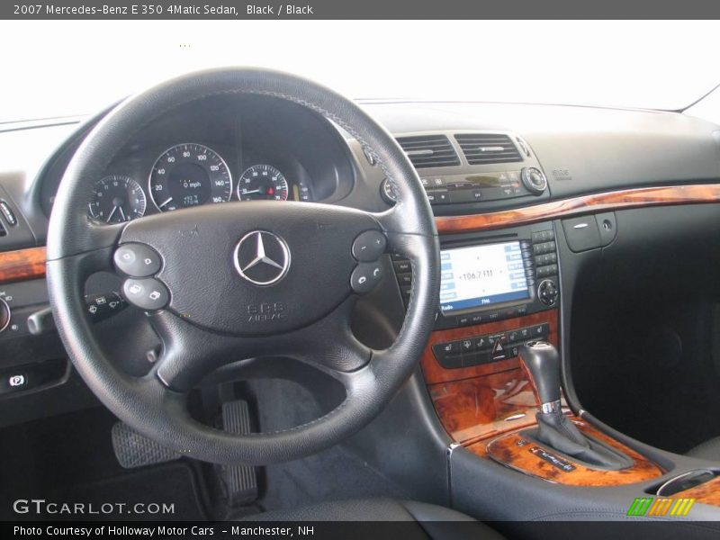 Black / Black 2007 Mercedes-Benz E 350 4Matic Sedan