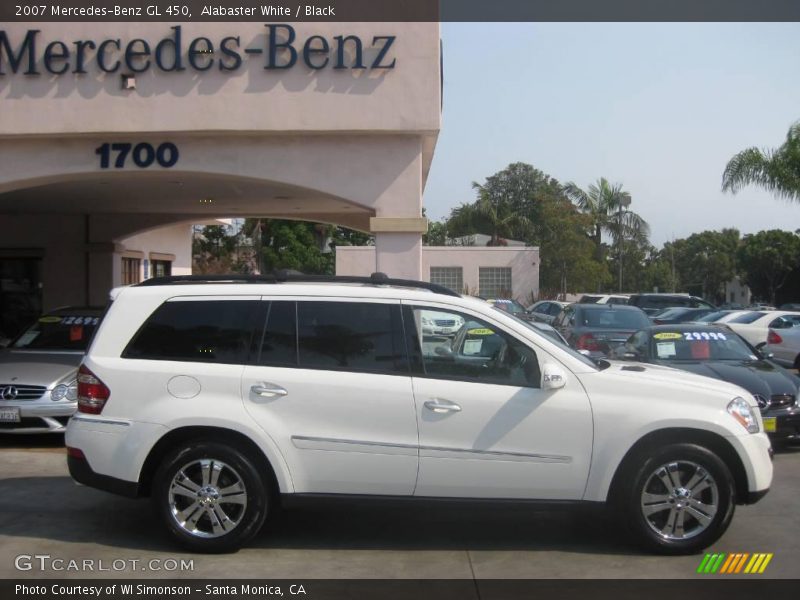 Alabaster White / Black 2007 Mercedes-Benz GL 450