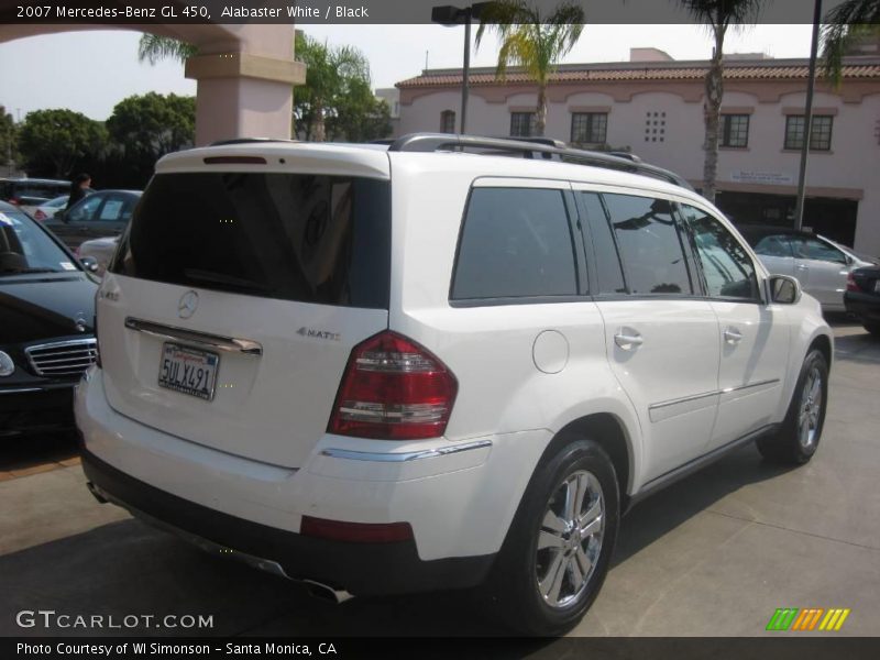 Alabaster White / Black 2007 Mercedes-Benz GL 450
