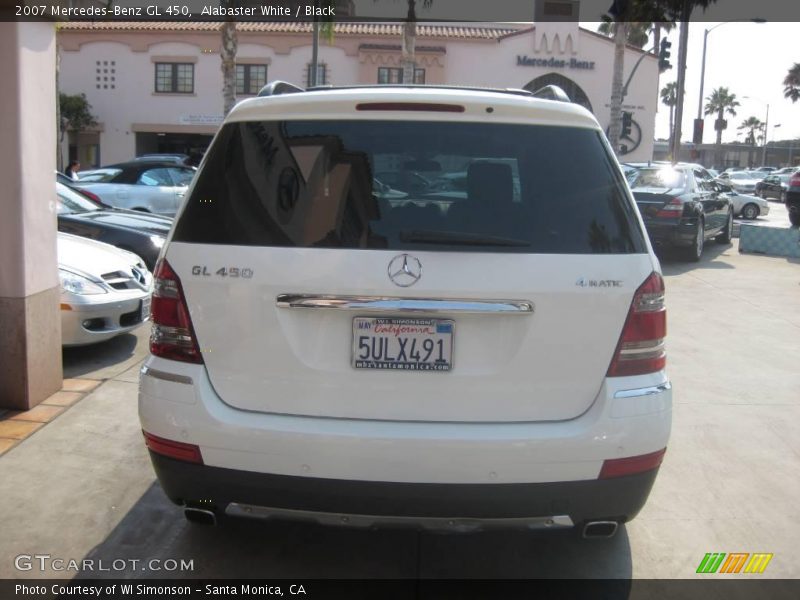 Alabaster White / Black 2007 Mercedes-Benz GL 450