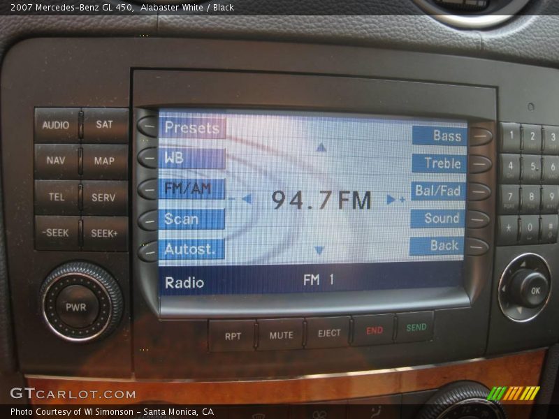 Alabaster White / Black 2007 Mercedes-Benz GL 450