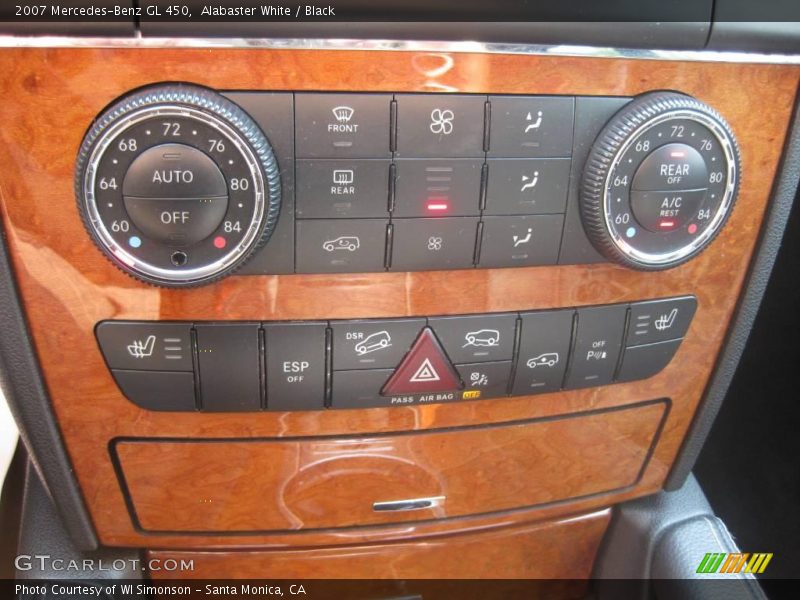 Alabaster White / Black 2007 Mercedes-Benz GL 450