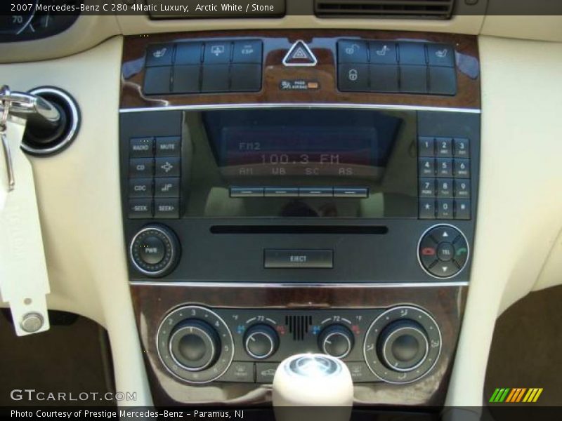 Arctic White / Stone 2007 Mercedes-Benz C 280 4Matic Luxury