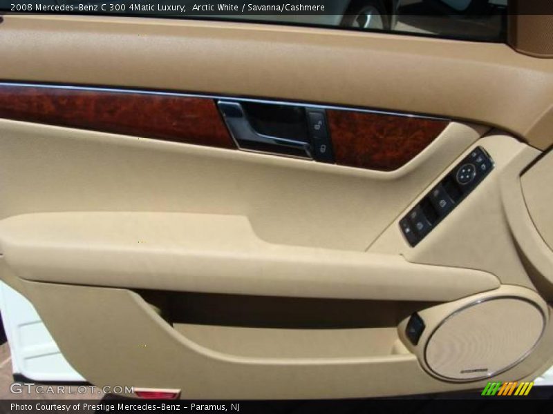 Arctic White / Savanna/Cashmere 2008 Mercedes-Benz C 300 4Matic Luxury