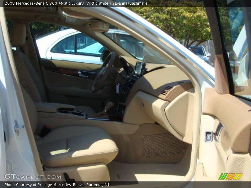 Arctic White / Savanna/Cashmere 2008 Mercedes-Benz C 300 4Matic Luxury