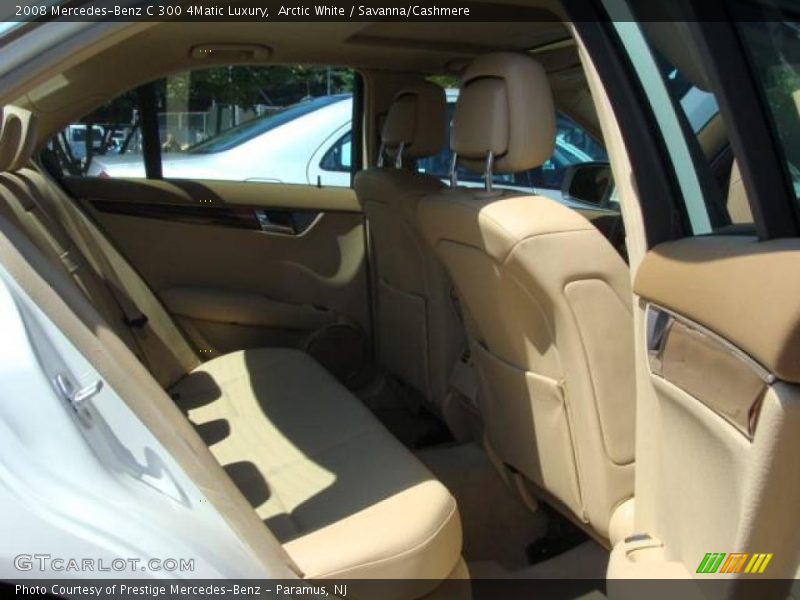 Arctic White / Savanna/Cashmere 2008 Mercedes-Benz C 300 4Matic Luxury