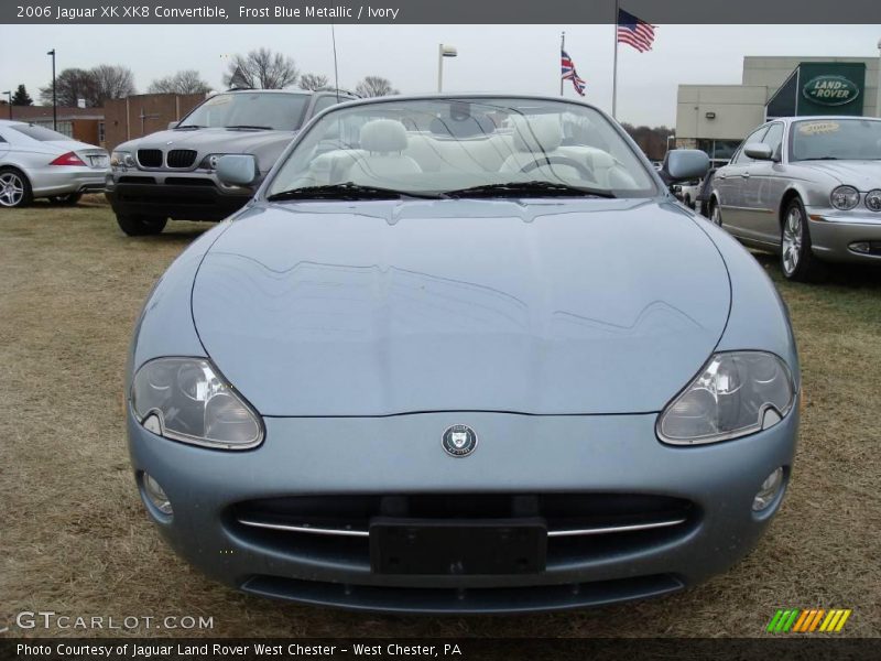 Frost Blue Metallic / Ivory 2006 Jaguar XK XK8 Convertible