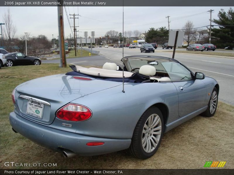 Frost Blue Metallic / Ivory 2006 Jaguar XK XK8 Convertible