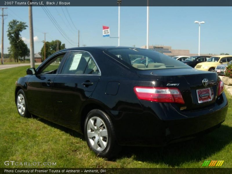Black / Bisque 2007 Toyota Camry LE
