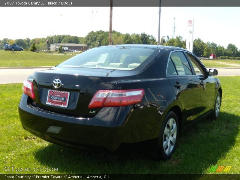 Black / Bisque 2007 Toyota Camry LE