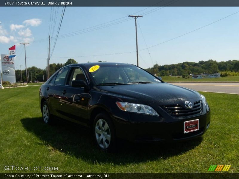 Black / Bisque 2007 Toyota Camry LE