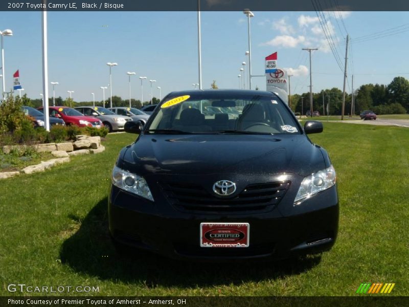 Black / Bisque 2007 Toyota Camry LE