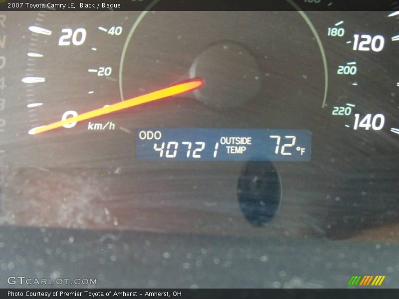 Black / Bisque 2007 Toyota Camry LE