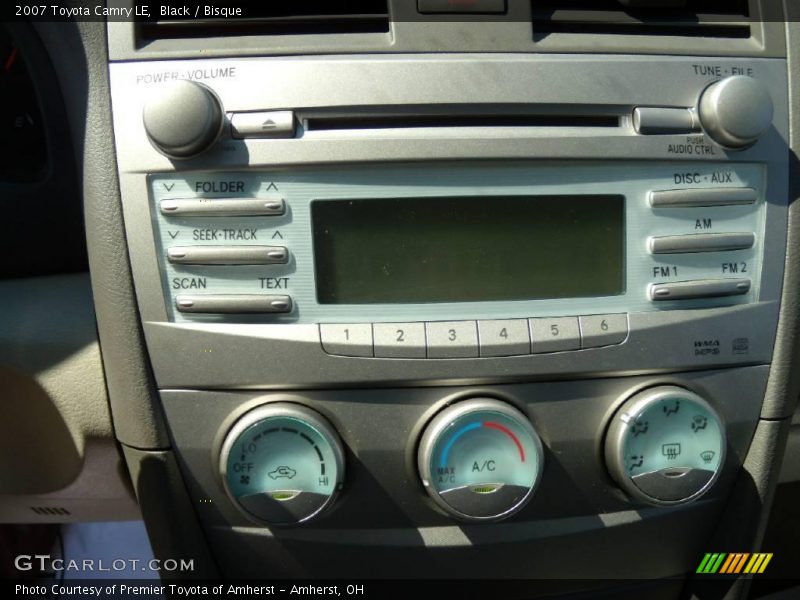 Black / Bisque 2007 Toyota Camry LE