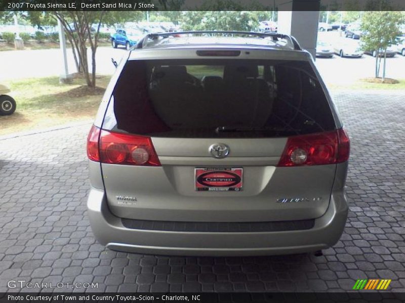 Desert Sand Mica / Stone 2007 Toyota Sienna LE