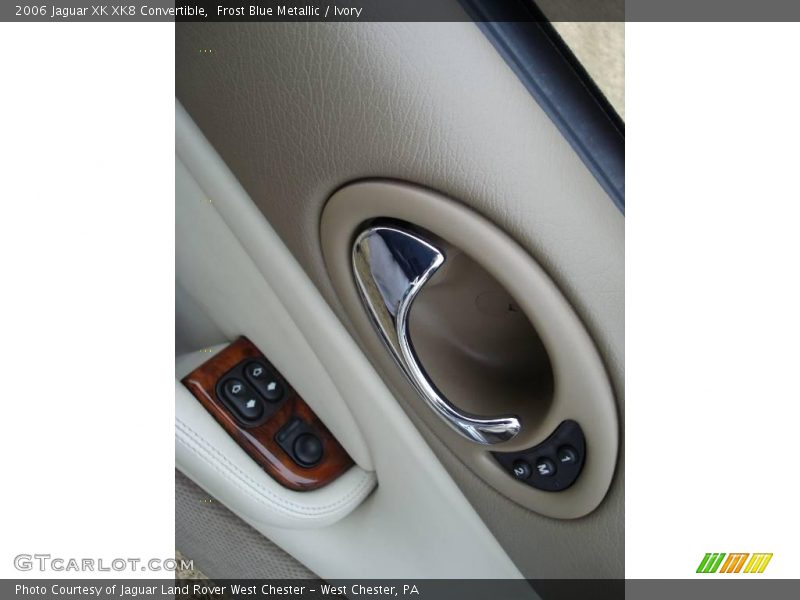 Frost Blue Metallic / Ivory 2006 Jaguar XK XK8 Convertible