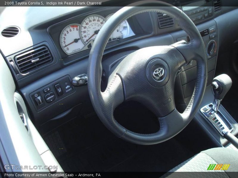 Indigo Ink Pearl / Dark Charcoal 2008 Toyota Corolla S