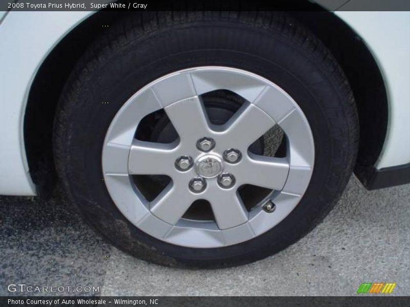 Super White / Gray 2008 Toyota Prius Hybrid