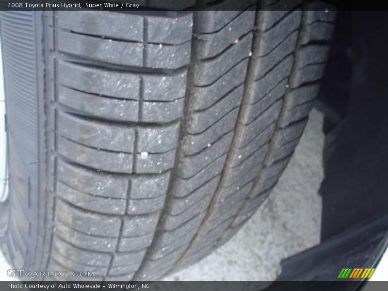 Super White / Gray 2008 Toyota Prius Hybrid
