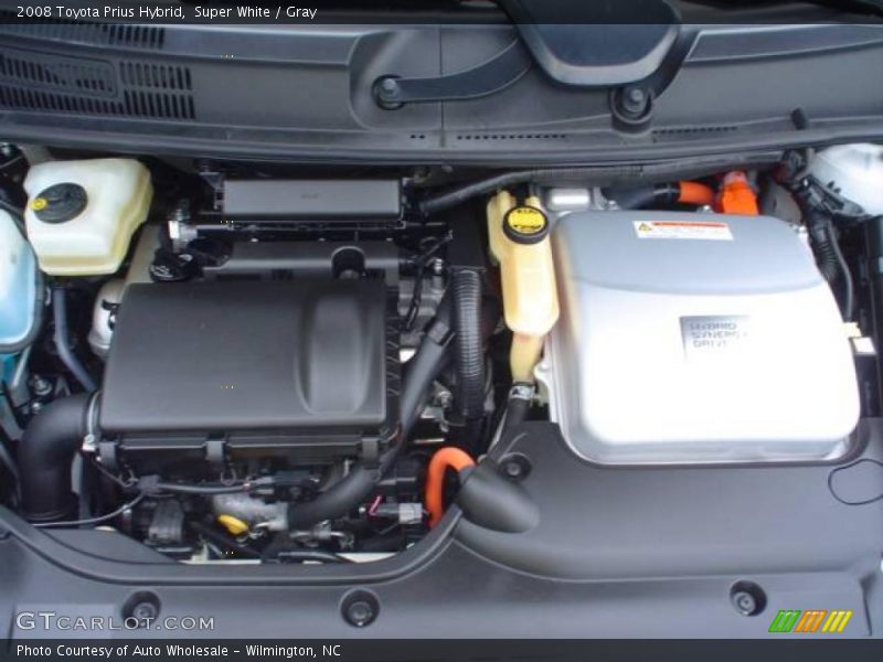 Super White / Gray 2008 Toyota Prius Hybrid