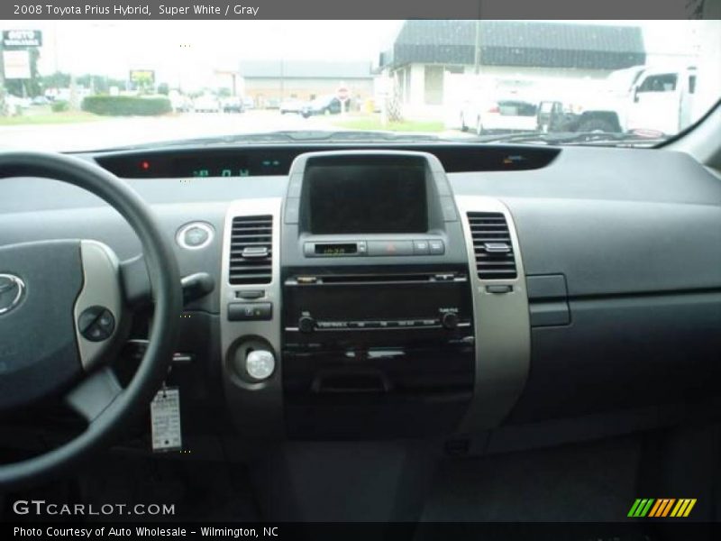 Super White / Gray 2008 Toyota Prius Hybrid