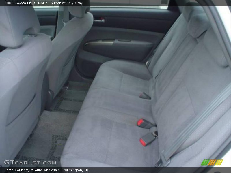 Super White / Gray 2008 Toyota Prius Hybrid