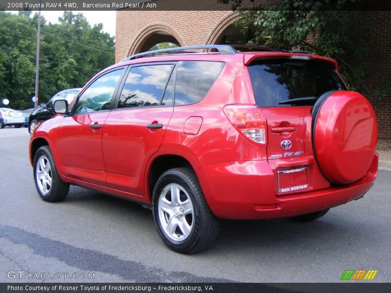Barcelona Red Pearl / Ash 2008 Toyota RAV4 4WD