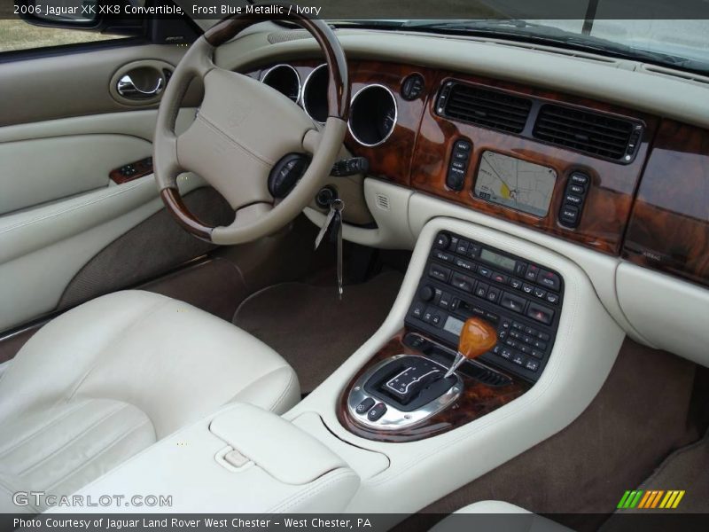 Frost Blue Metallic / Ivory 2006 Jaguar XK XK8 Convertible