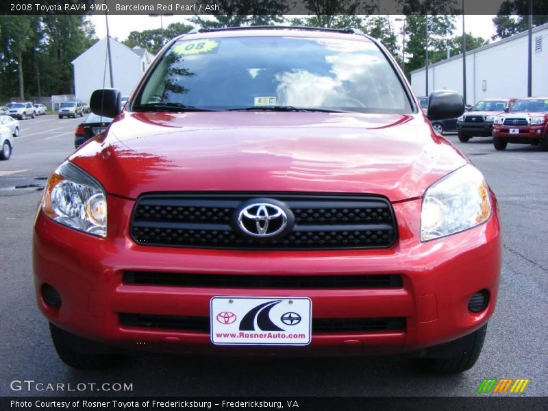 Barcelona Red Pearl / Ash 2008 Toyota RAV4 4WD