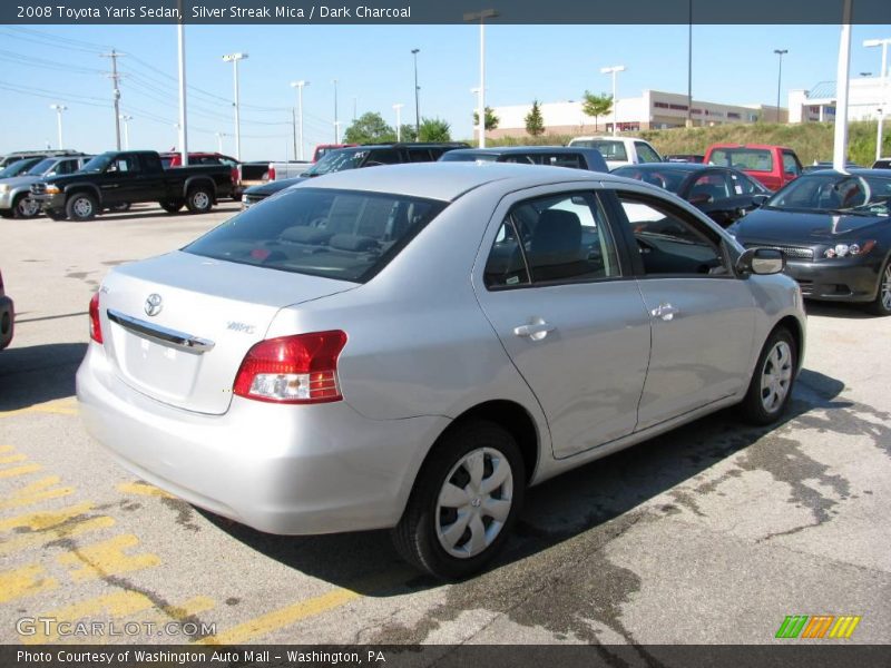 Silver Streak Mica / Dark Charcoal 2008 Toyota Yaris Sedan
