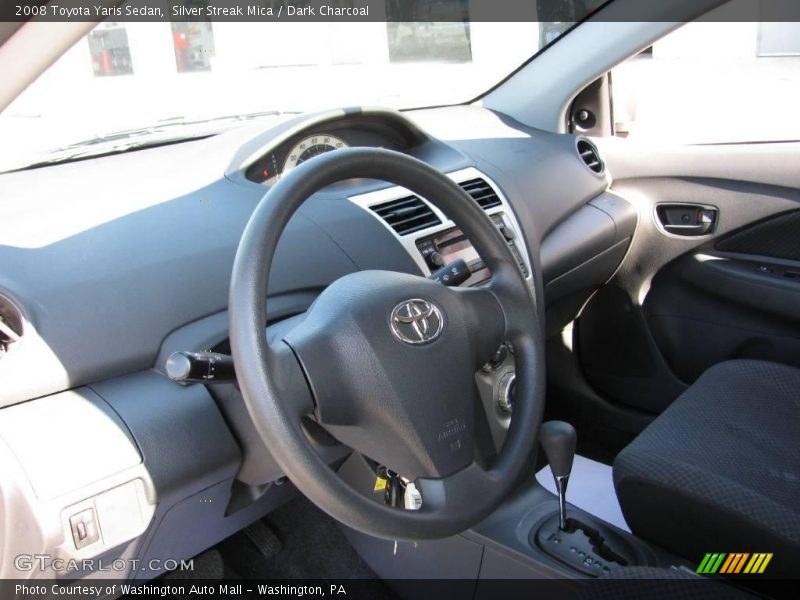 Silver Streak Mica / Dark Charcoal 2008 Toyota Yaris Sedan