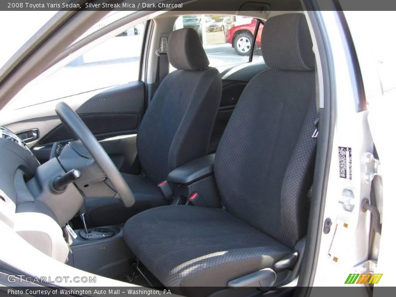 Silver Streak Mica / Dark Charcoal 2008 Toyota Yaris Sedan