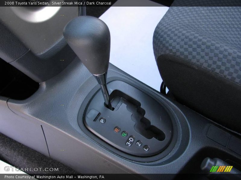 Silver Streak Mica / Dark Charcoal 2008 Toyota Yaris Sedan