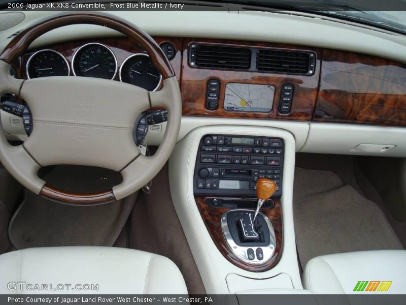 Frost Blue Metallic / Ivory 2006 Jaguar XK XK8 Convertible