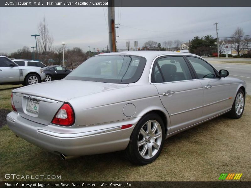 Platinum Silver Metallic / Charcoal 2005 Jaguar XJ XJ8 L