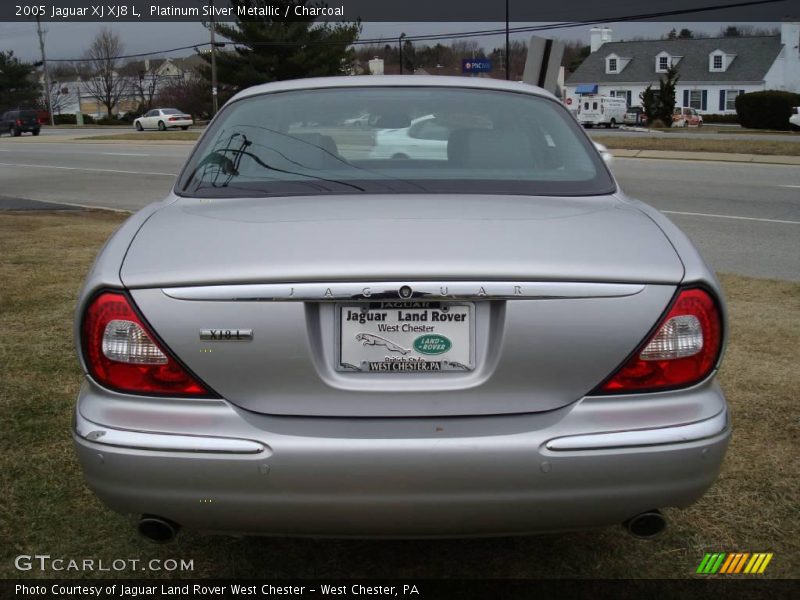 Platinum Silver Metallic / Charcoal 2005 Jaguar XJ XJ8 L