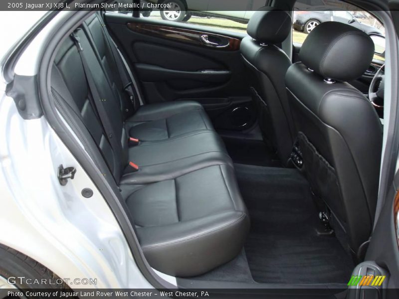 Platinum Silver Metallic / Charcoal 2005 Jaguar XJ XJ8 L