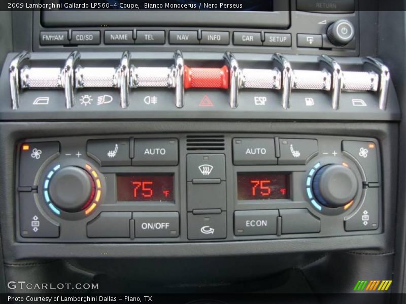 Controls of 2009 Gallardo LP560-4 Coupe