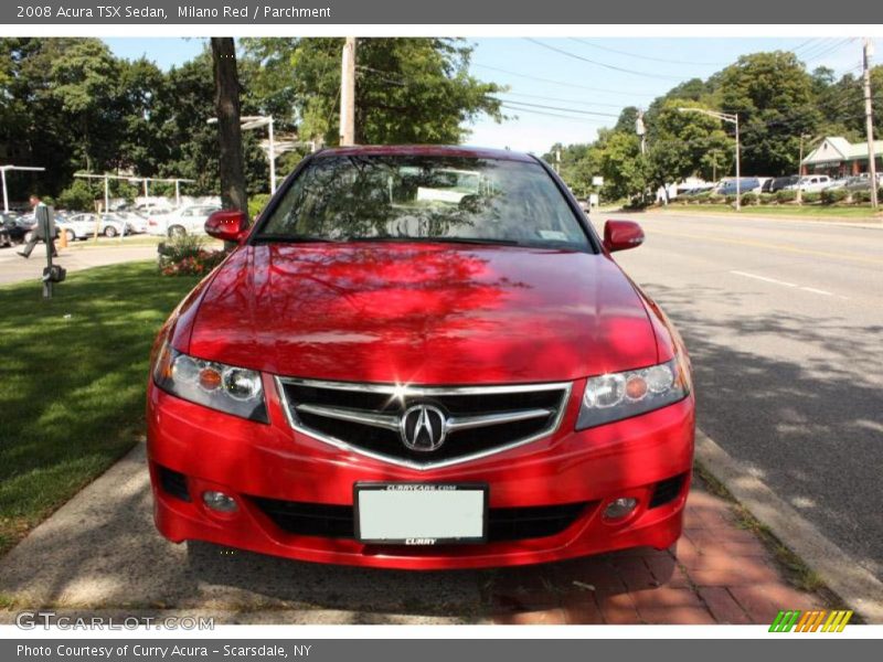 Milano Red / Parchment 2008 Acura TSX Sedan