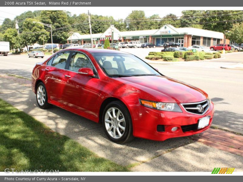 Milano Red / Parchment 2008 Acura TSX Sedan