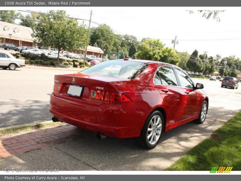 Milano Red / Parchment 2008 Acura TSX Sedan