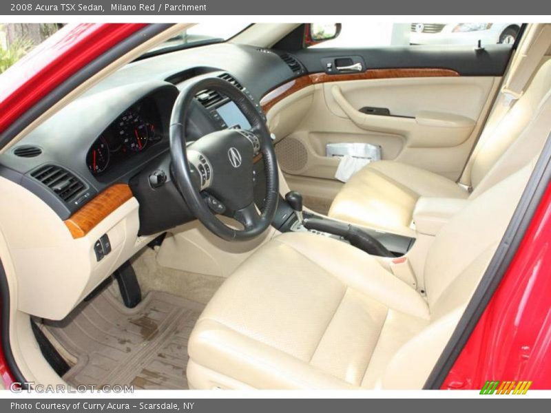 Milano Red / Parchment 2008 Acura TSX Sedan