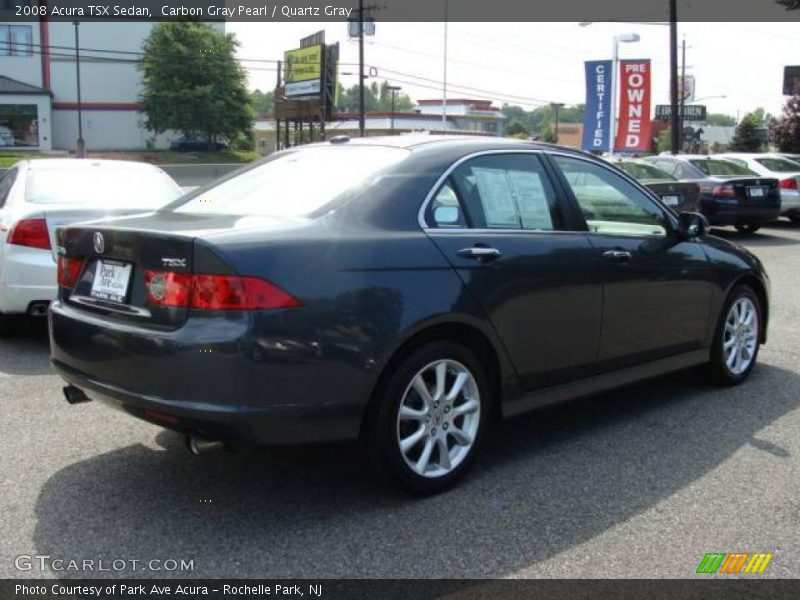 Carbon Gray Pearl / Quartz Gray 2008 Acura TSX Sedan