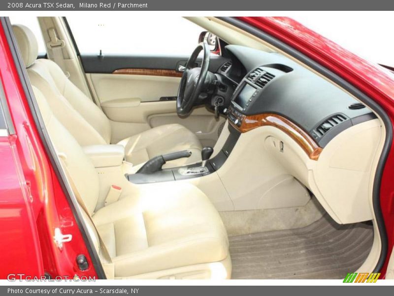 Milano Red / Parchment 2008 Acura TSX Sedan