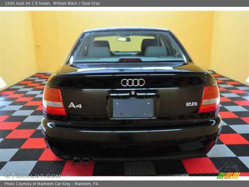 Brilliant Black / Opal Gray 1999 Audi A4 2.8 Sedan