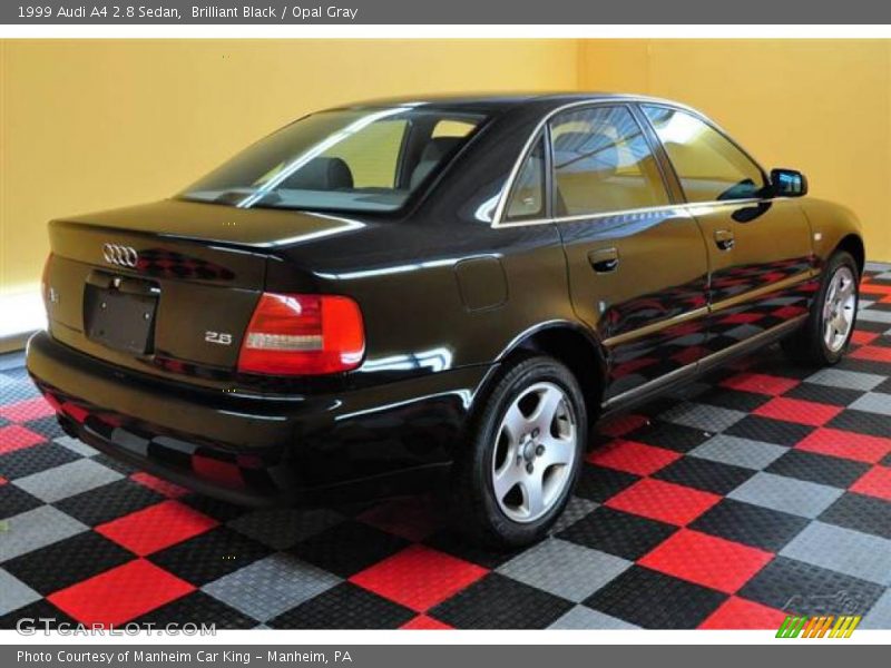 Brilliant Black / Opal Gray 1999 Audi A4 2.8 Sedan